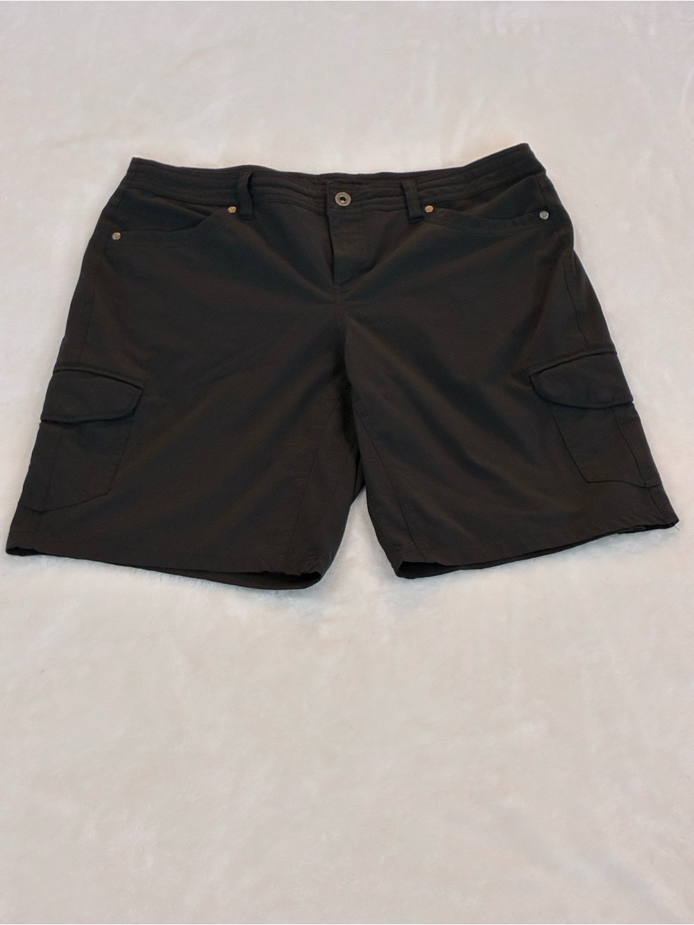 KÜHL Women's Freeflex 10" Cargo Hiking Shorts Black Size 14KUHL Black Freeflex